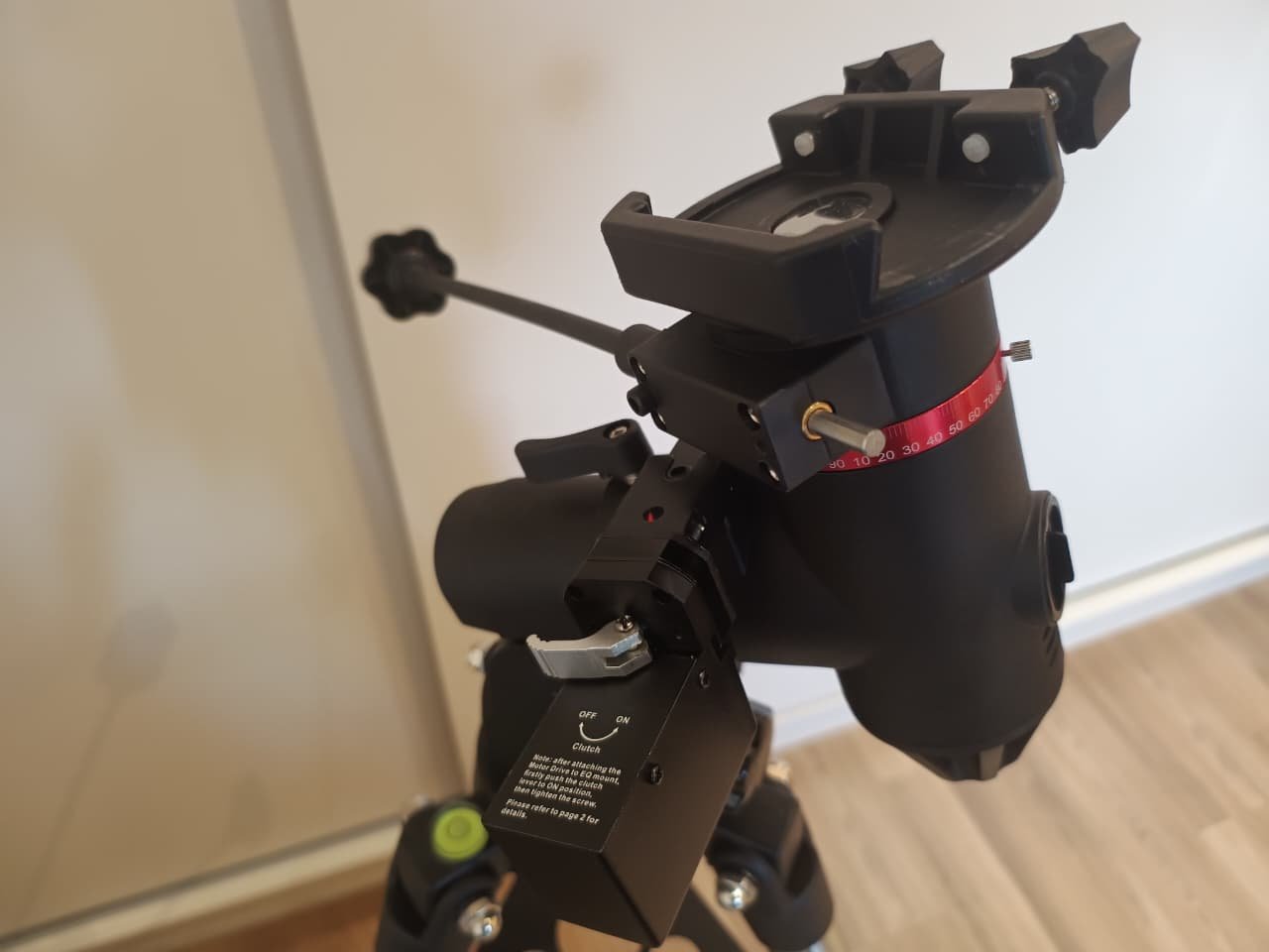 Motorização da montagem equatorial